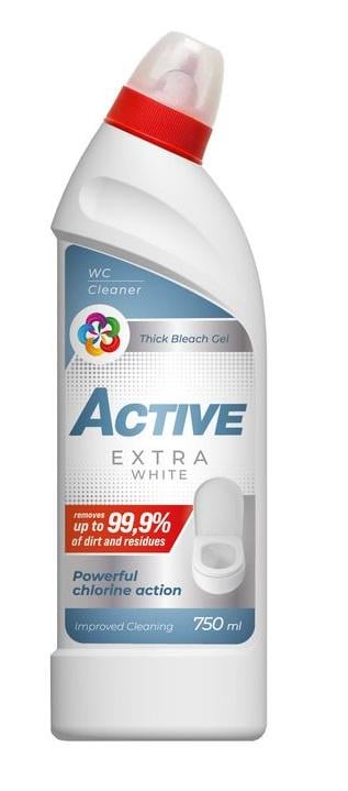 Средство для мытья туалета Active Extra White 750 мл (37202694)