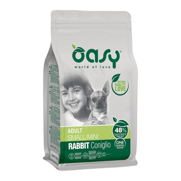 Корм для собак сухой OASY OAP Small/Mini кролик 800 г (000025550)