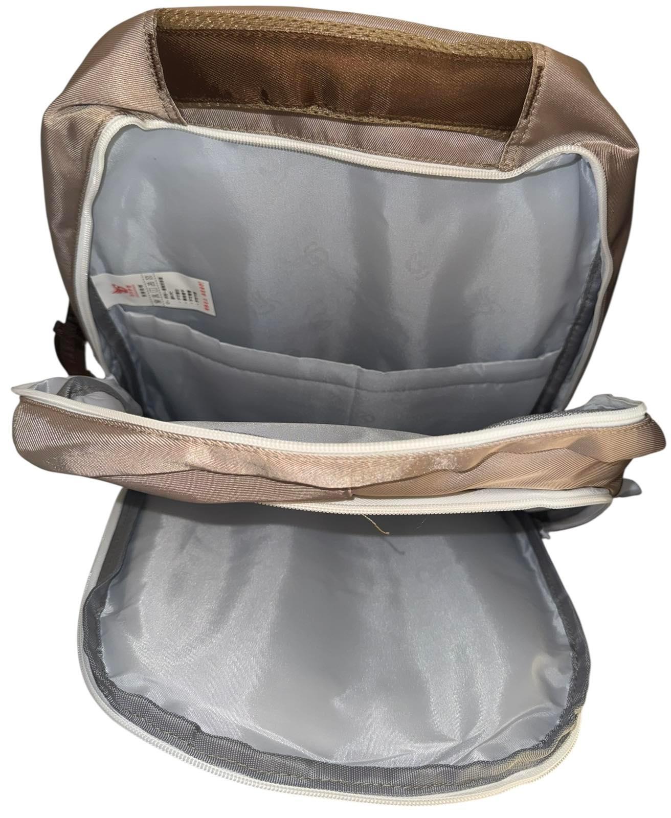 Рюкзак шкільний з трьома відділеннями Бежевий (7902B) - фото 6 Рюкзак шкільний з трьома відділеннями Бежевий (7902B) - фото 6