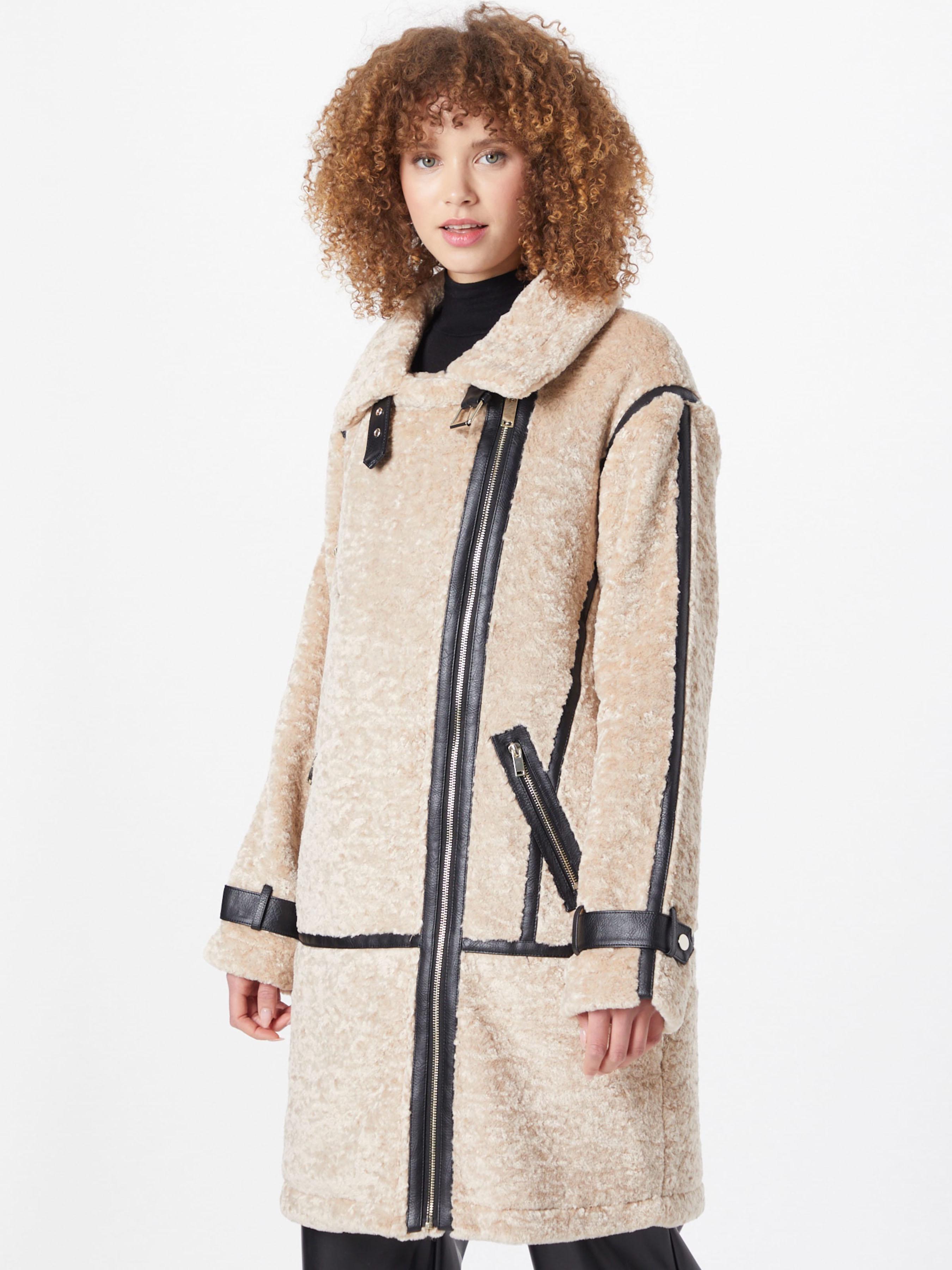 Пальто Buffalo р. 36 Кремово-чорний (26284) - фото 2