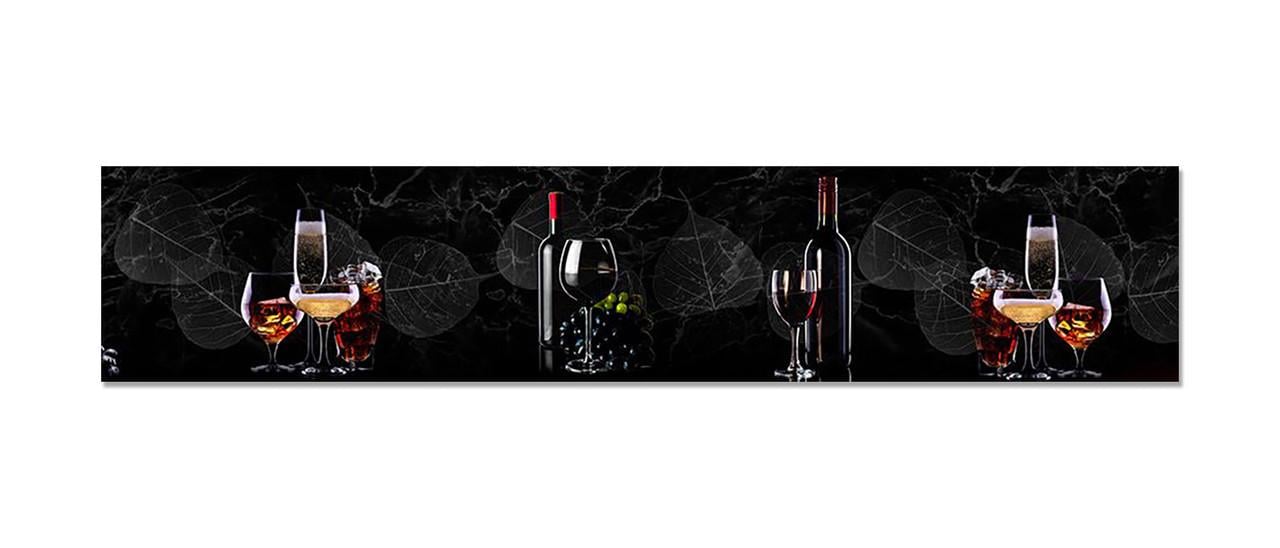 Наклейка виниловая на кухню Zatarga Благородные Напитки 600х3000 мм (1294193535)