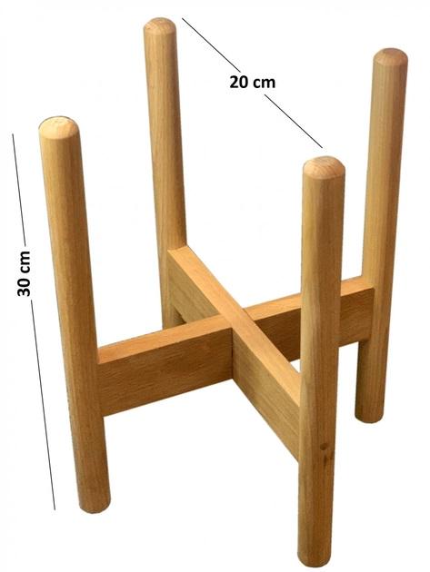 Підставка для вазонів бук на один горщик - фото 2
