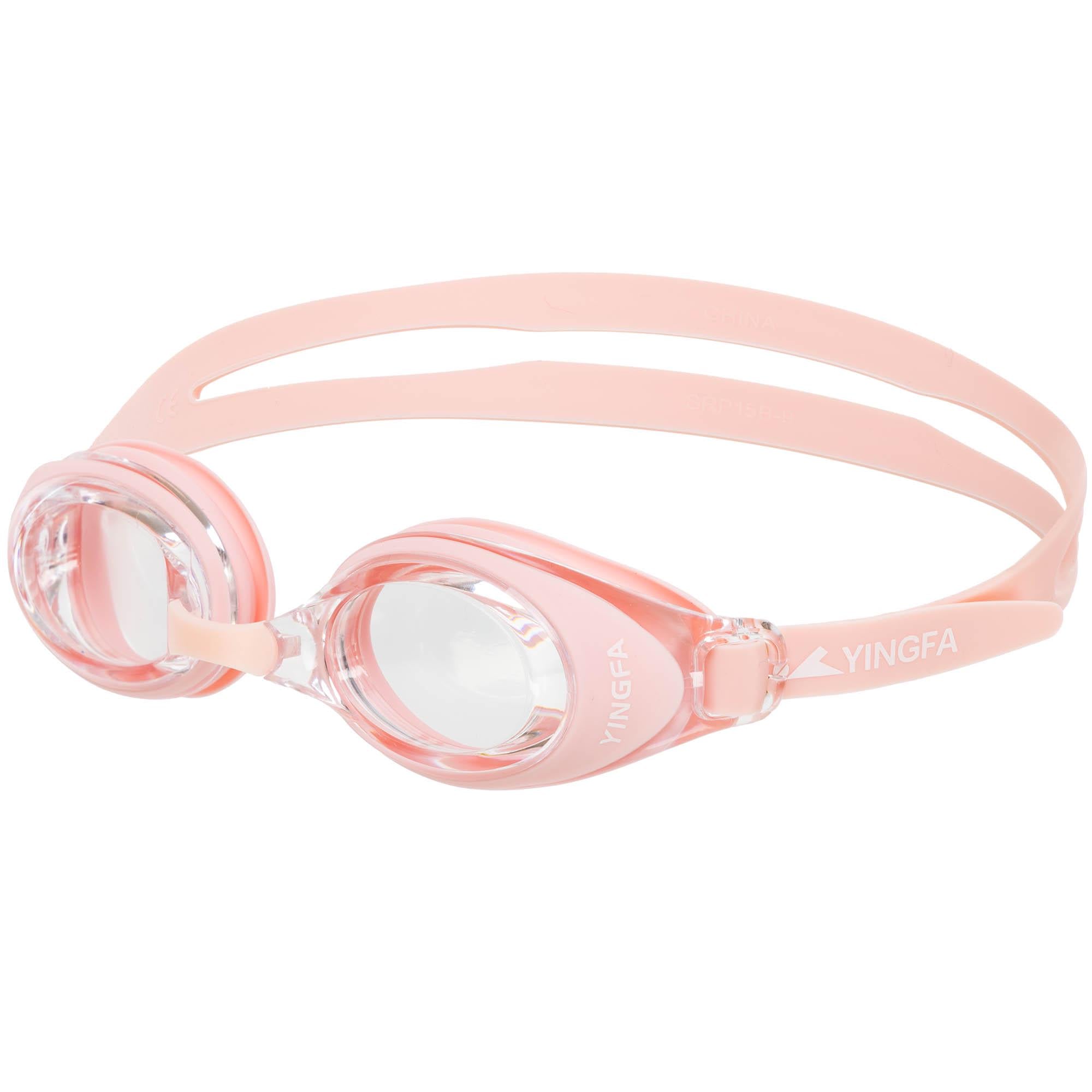 Очки для плавания взрослые YINGFA Y6600AF Прозрачный/Розовый (Y6600AF_Прозрачный-розовый)