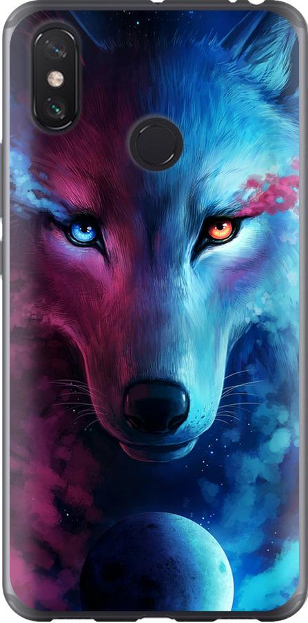 Чехол на Xiaomi Mi Max 3 Арт-волк (3999u-1534-42517)
