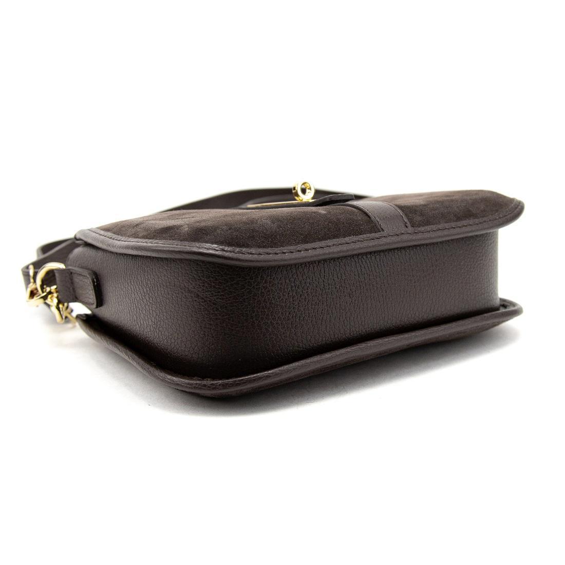 Жіноча сумка замшева Firenze Italy F-IT-9895DB Шоколадний (2776862199) - фото 4 Жіноча сумка замшева Firenze Italy F-IT-9895DB Шоколадний (2776862199) - фото 4