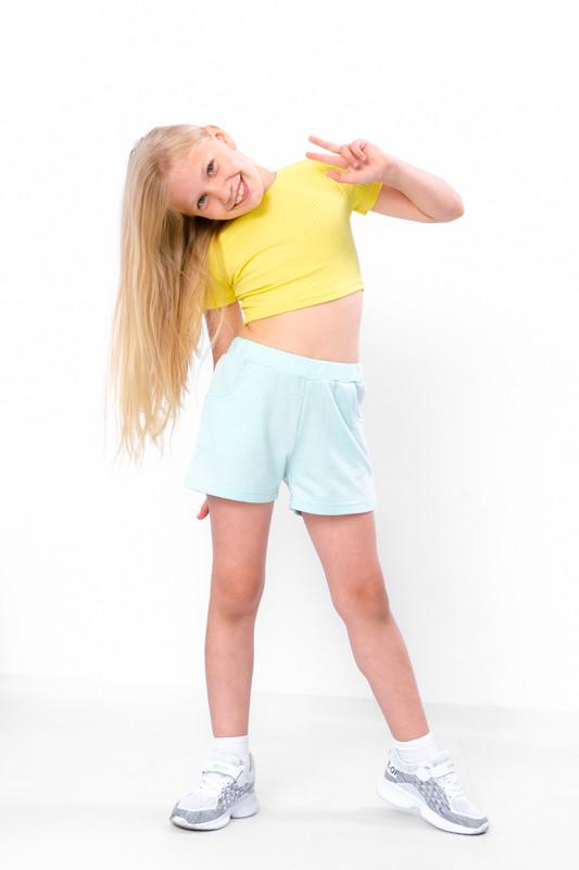 Шорти для дівчинки Носи Своє 116 см Блакитний (6033-057-1-v100)