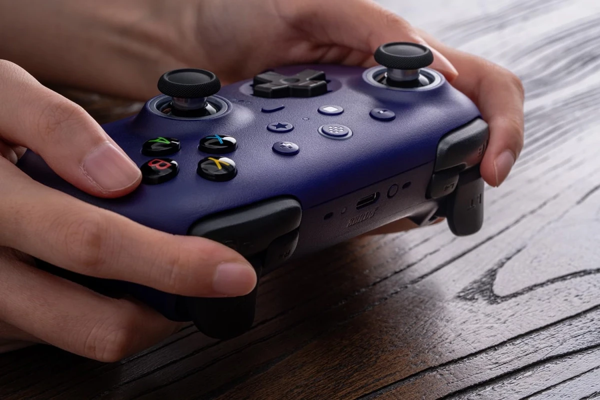 Контролер ігровий з джойстиками 8BitDo Ultimate 2 для Windows/Android/TMR/Еффект Холла/тактильні тригери Фіолетовий (25399055) - фото 5