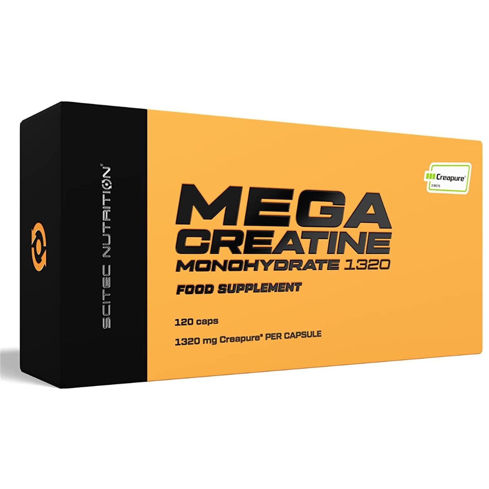 Креатин Scitec Nutrition Mega Creatine Monohydrate 1320 120 капс. (00000038231)