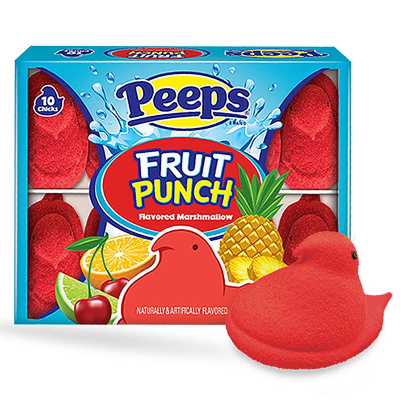 Птички из маршмеллоу Peeps Fruit Punch 10 chicks 85 г (1399524890)