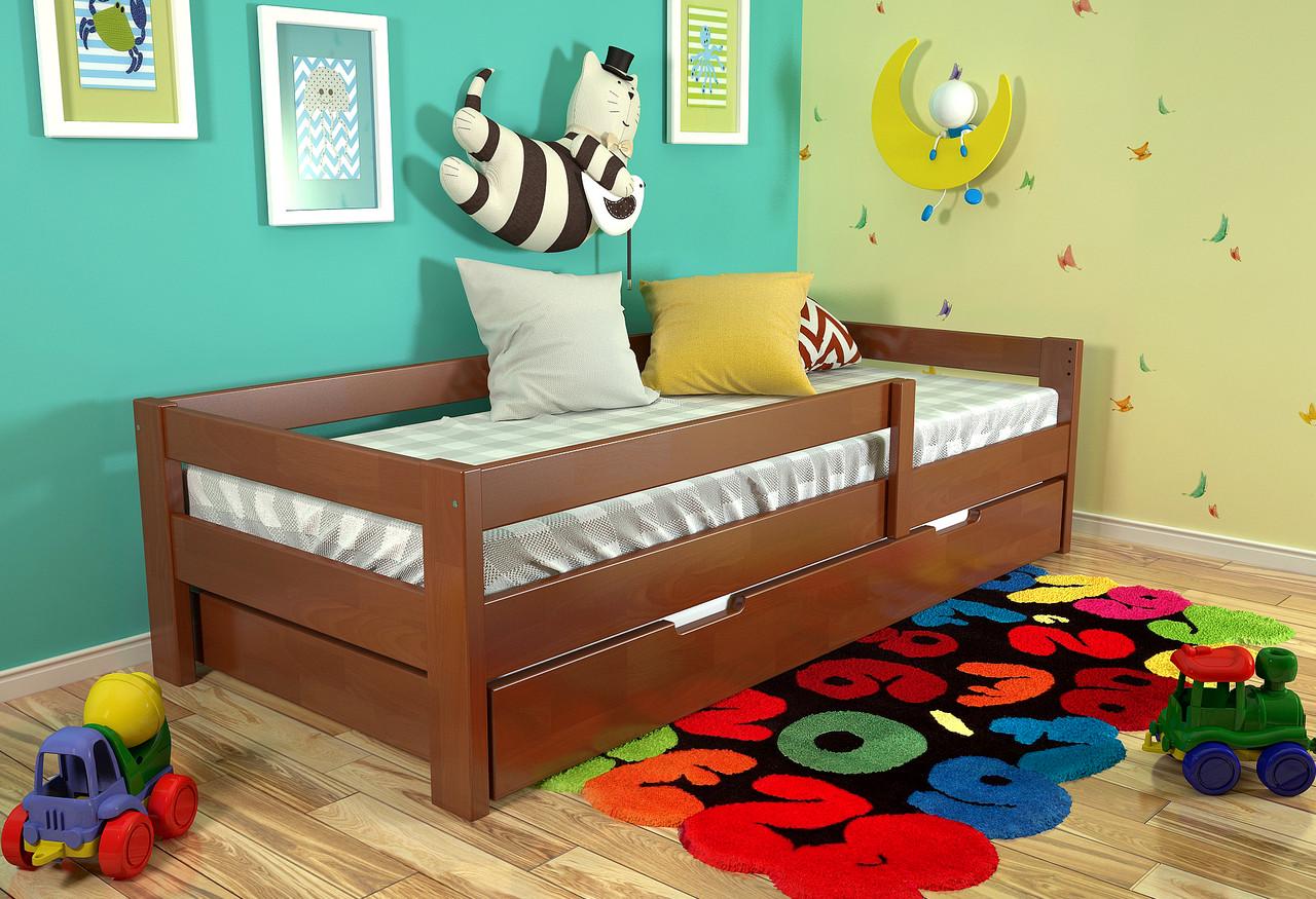 Кровать детская деревянная Arbor Альф 80x190 см с выдвижными ящиками Кровать детская деревянная Arbor Альф 80x190 см с выдвижными ящиками
