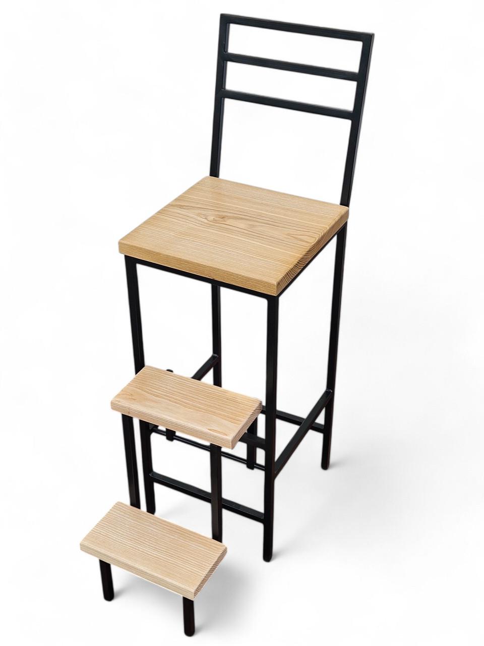 Барний стілець Наша Ковка зі сходами з натурального дерева Magnus - фото 4 Барний стілець Наша Ковка зі сходами з натурального дерева Magnus - фото 4