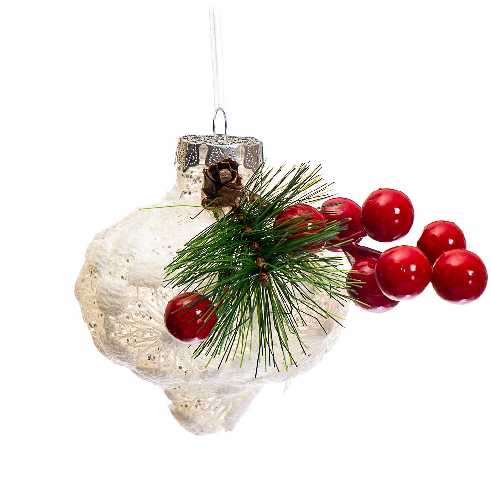 Игрушка на елку Elisey Кружевный фонарик Коричневый (NH-106-K-76)