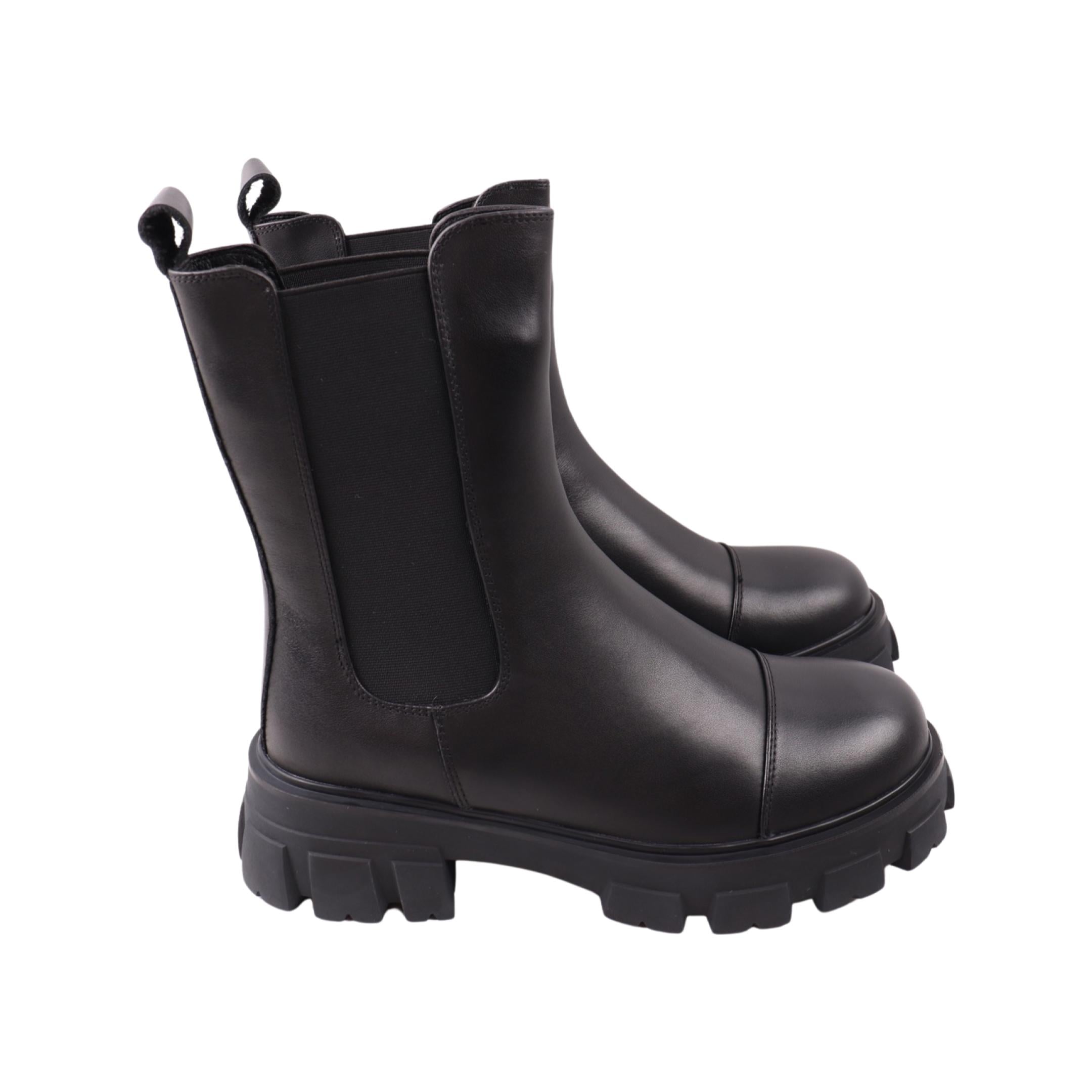 Ботинки женские Melanda натуральная кожа р. 41 Черный (232-24ZHC)