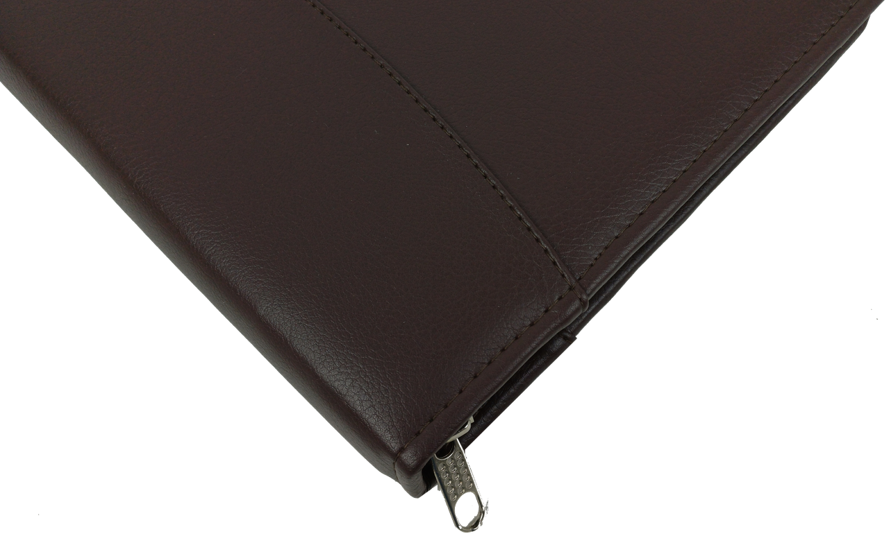 Папка мужская Exclusive деловая для документов из экокожи Темно-коричневый - фото 4