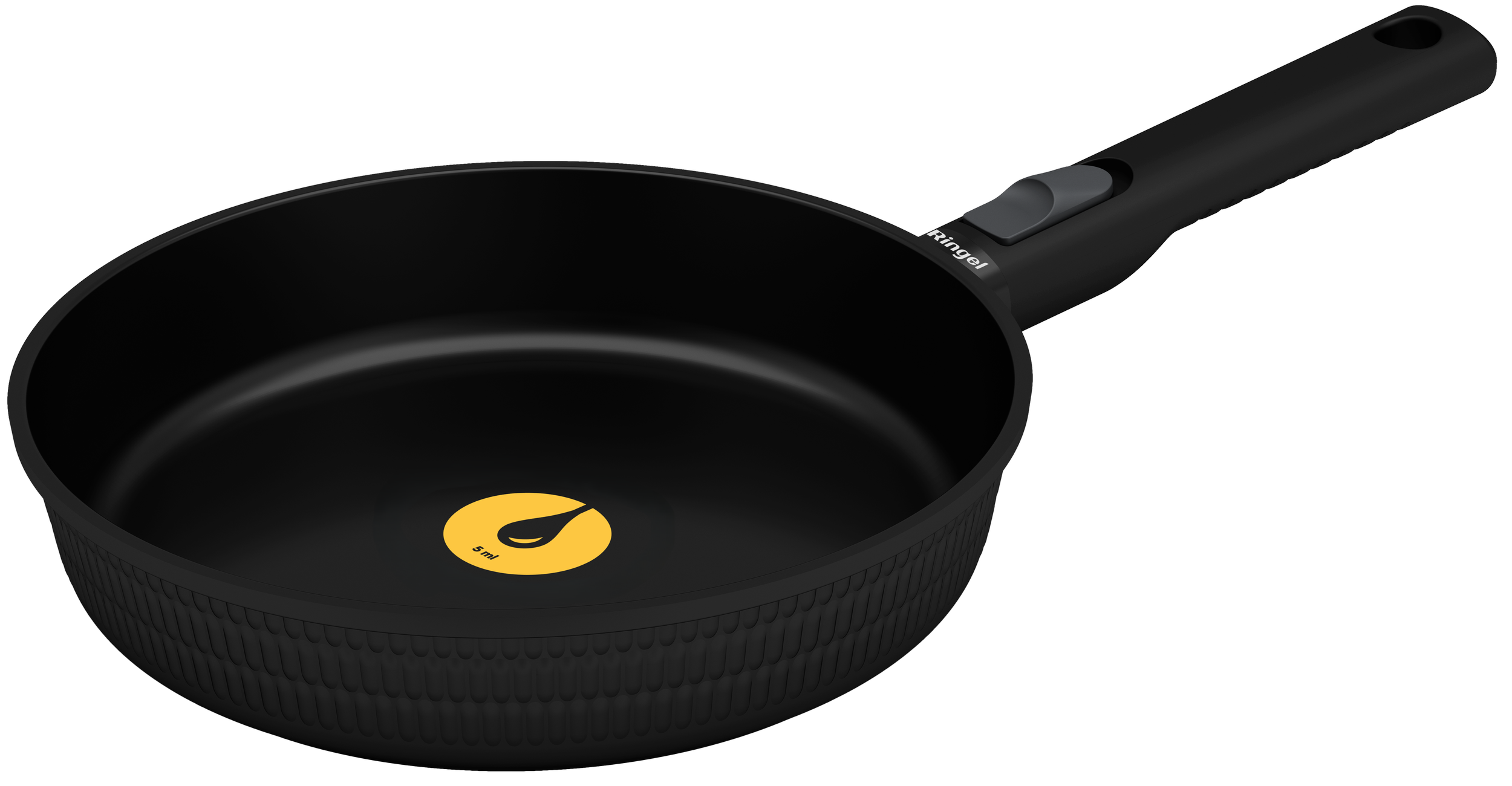 Сковорода RINGEL Grey Line 24 см зі з'ємною ручкою без кришки (UG-RG-1155-24)