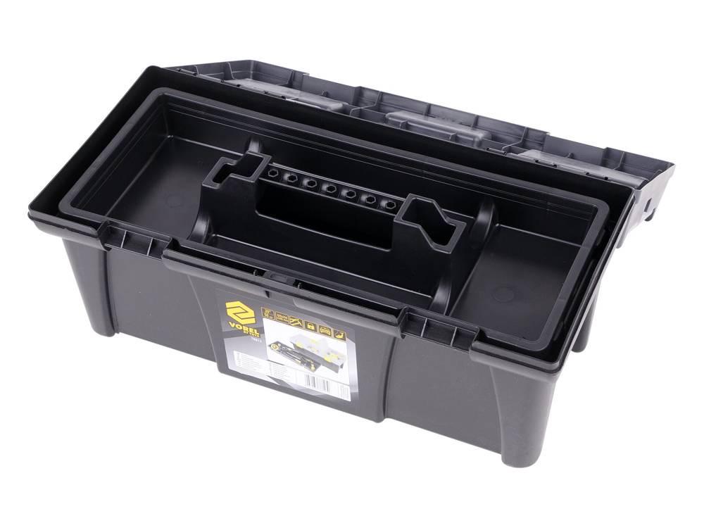 Ящик пластиковий для інструменту Vorel 20" 525x256x246 мм (78813) - фото 6 Ящик пластиковий для інструменту Vorel 20" 525x256x246 мм (78813) - фото 6