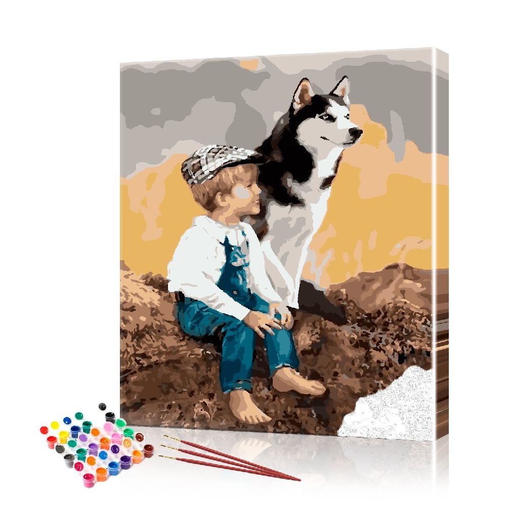 Картина по номерам ArtSale Друзья PBN0941 40х50 см
