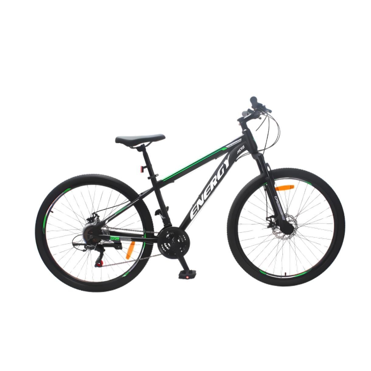 Велосипед CrossBike Energy 27,5" 15" Чорний/Зелений (232)