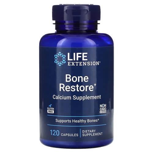 Кальций Life Extension Bone Restore 120 Capsules (LEX-17261)
