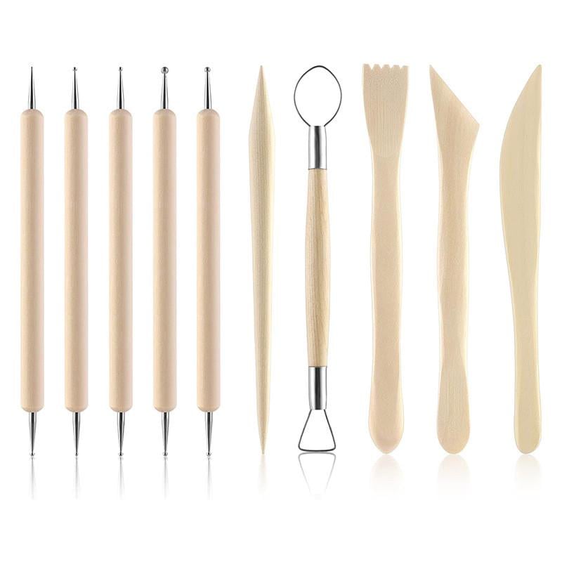 Набір інструментів для ліплення TY-10 дерев'яних 10 шт. (137384)