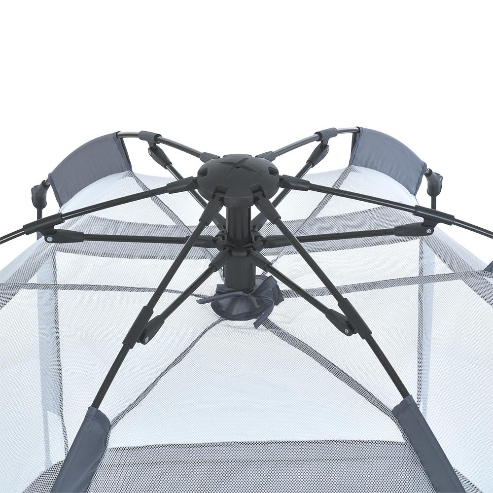 Палатка автоматическая MR 1512 с сетчатыми стенками и ковриком 146х127х110 см Серый - фото 4 Палатка автоматическая MR 1512 с сетчатыми стенками и ковриком 146х127х110 см Серый - фото 4