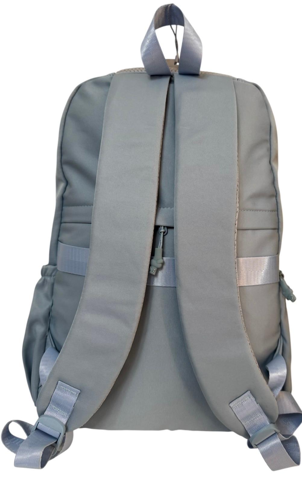 Рюкзак школьный с тремя отделениями Голубой (8806) - фото 3 Рюкзак школьный с тремя отделениями Голубой (8806) - фото 3