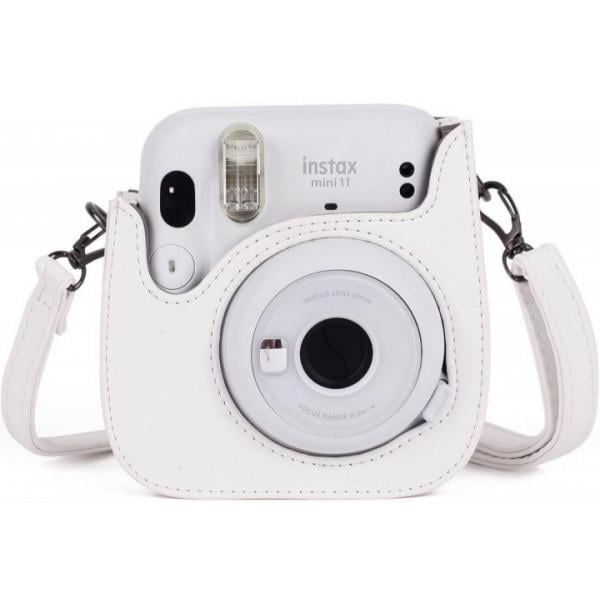 Камера моментального друку Fujifilm Instax Mini 11 White + Чохол + Фотоальбом 128 + Фотоплівка 20 шт. + Фоторамка + Наклейки 30 шт. - фото 4