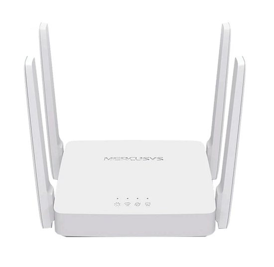 Роутер Mercusys AC10 Wi-Fi 802.11b/g/a/n/ac 2x10/100M LAN 1x10/100 WAN 4 внешних антенны