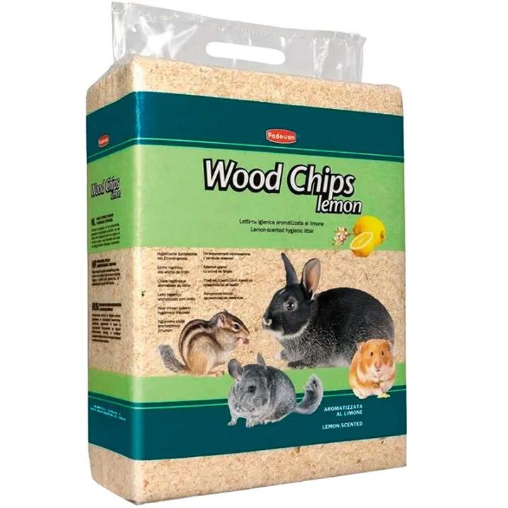 Наполнитель гигиенический для грызунов PADOVAN Wood Chips Lemon 4 кг 56 л (PP00370)