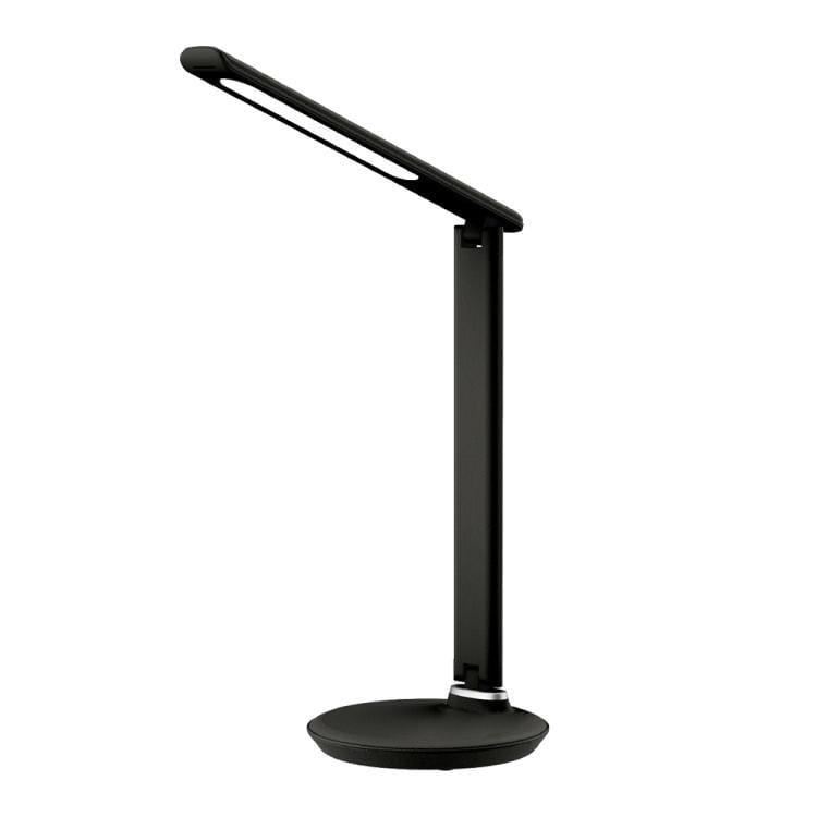Настольная LED-лампа Lebron L-TL-L с блоком питания 9W 3000K 4100K 6500K Черная кожа (27813861)