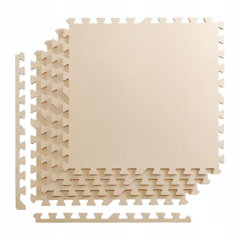 Мат-пазл 4fizjo Mat Puzzle EVA 120x120х1 cм 4FJ0075 Beige - фото 1