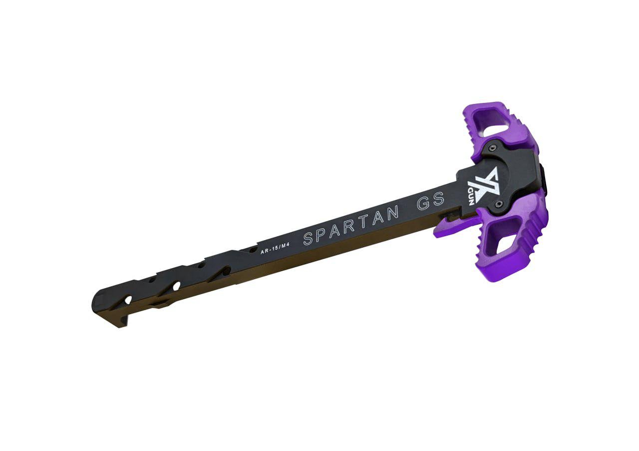 Рукоятка зведення Xgun Spartan GS двостороння AR15 Purple