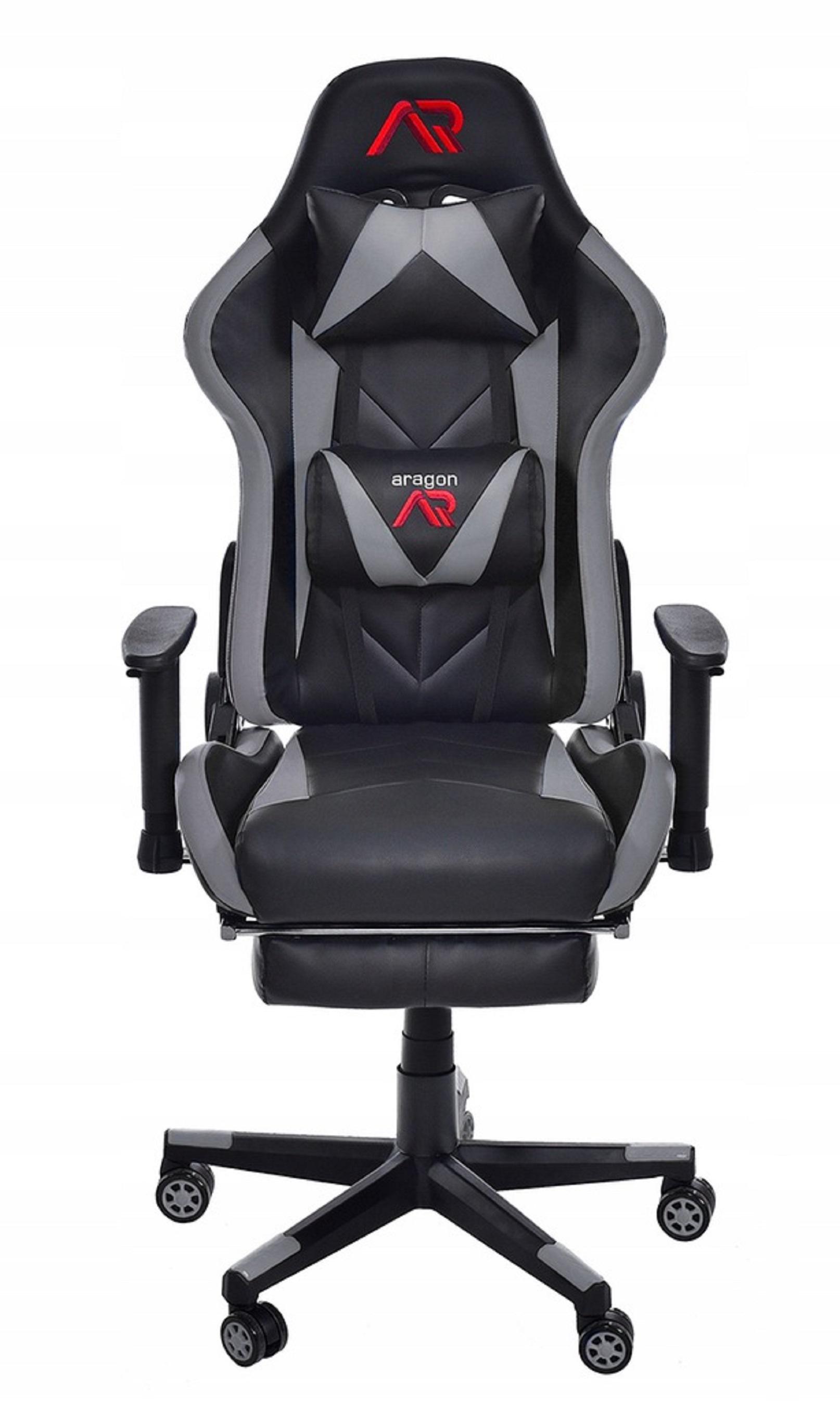 Комп'ютерне крісло Jumi Aragon Grey + килимок для миші в подарунок