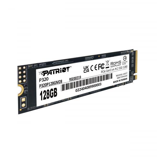 SSD-накопитель Patriot P320 128GB M.2 2280 PCIe 3.0 x4 NVMe TLC (P320P128GM28) - фото 3 SSD-накопитель Patriot P320 128GB M.2 2280 PCIe 3.0 x4 NVMe TLC (P320P128GM28) - фото 3