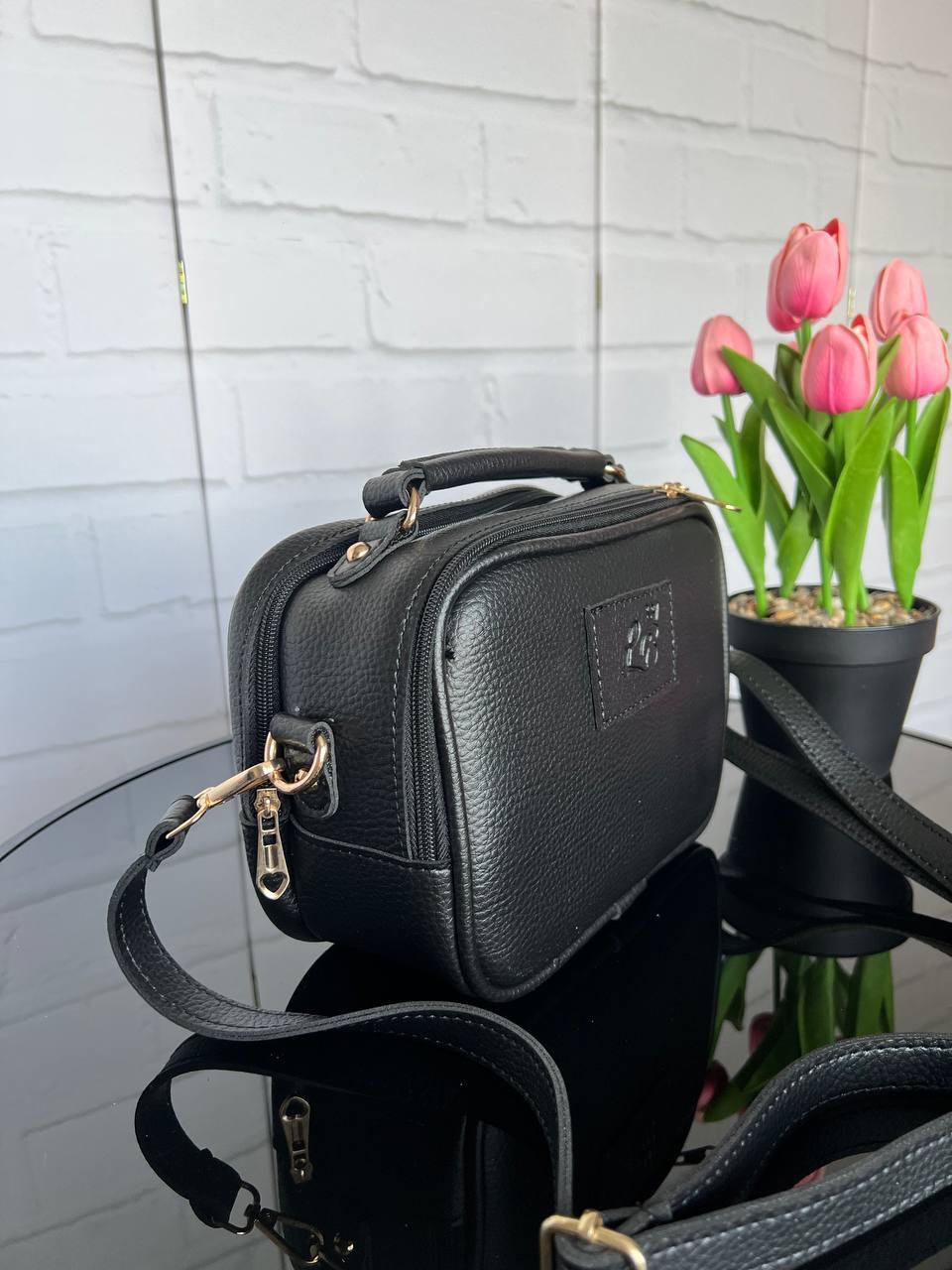 Сумка кросс-боди женская спортивная из экокожи Черный (2614674759) - фото 4