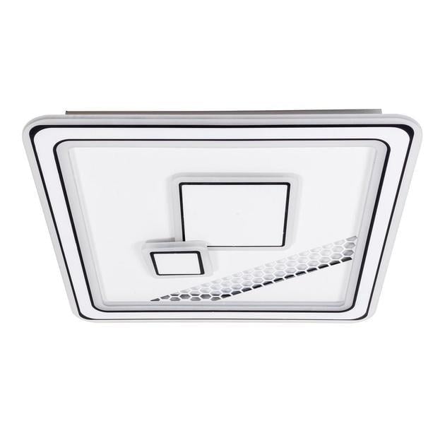 Люстра потолочная светодиодная Valeso V K29088-470x470 WT+BK с пультом 160W (00000140429)