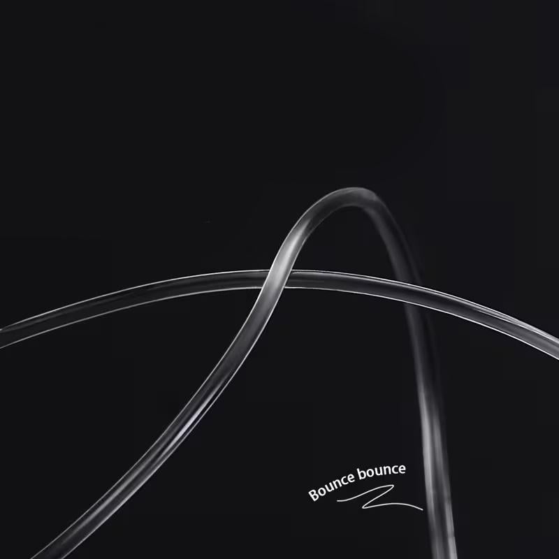 Бретелі для бюстгальтера тонкі силіконові з металевими гачками 1 пар 1 мм Прозорий (3000003773) - фото 8