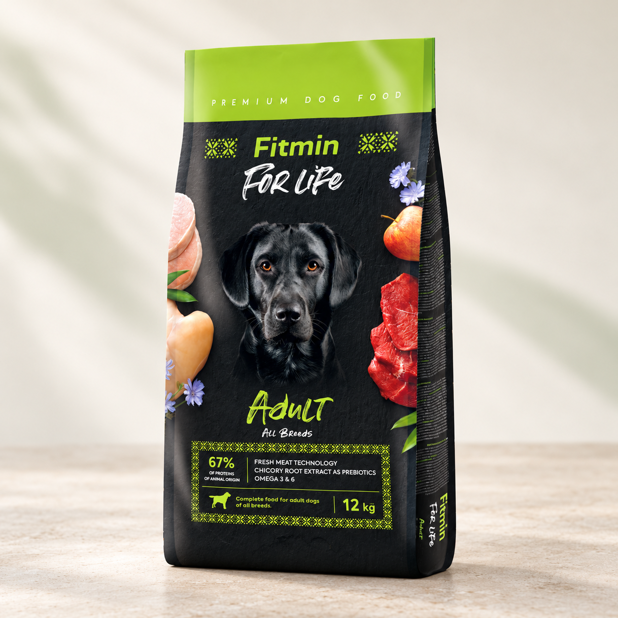 Корм сухой Fitmin For Life All Breeds для взрослых собак всех пород 12 кг (3230112713)