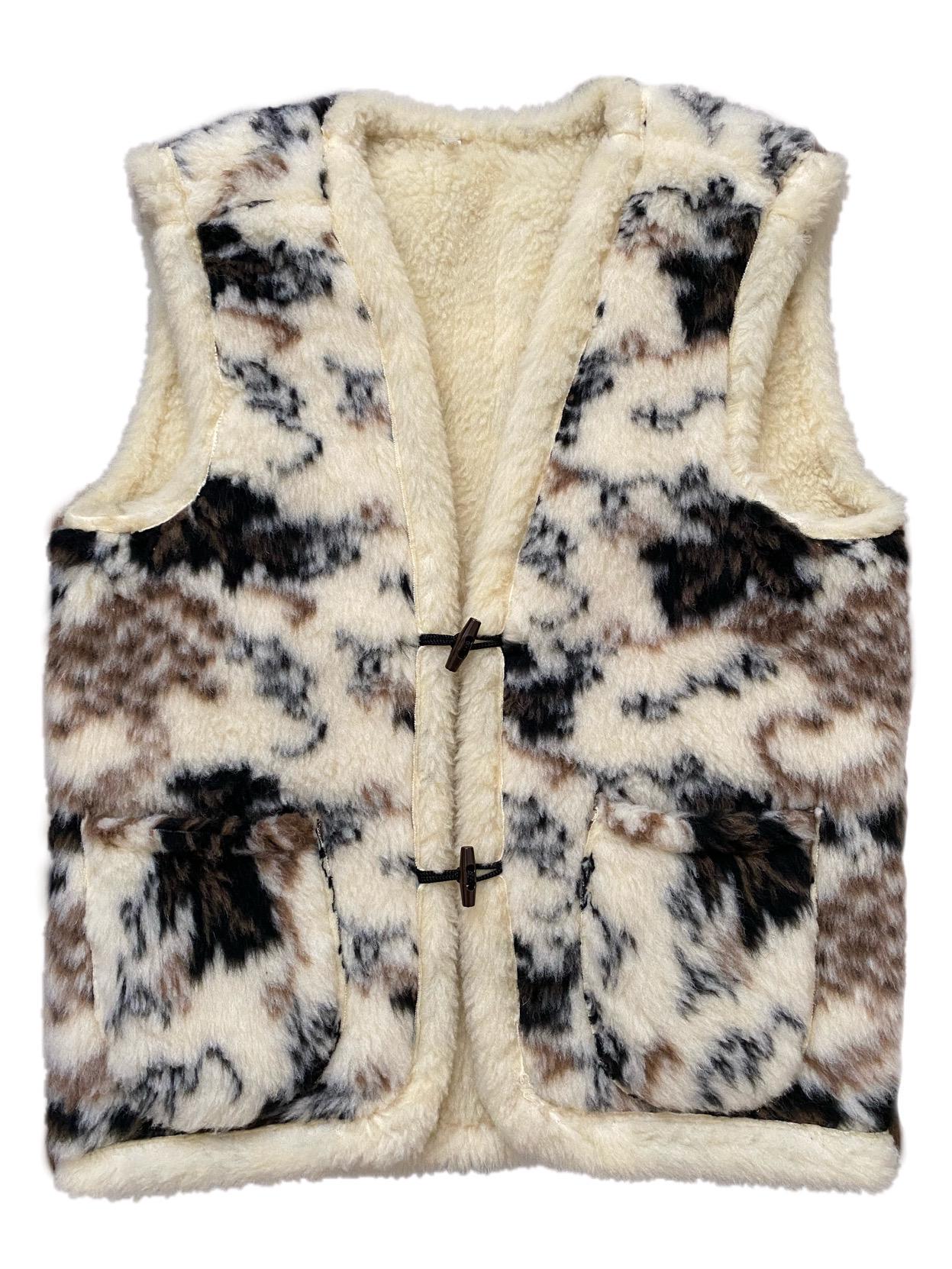 Жилетка з овчини еко-шерсть тепла Виноград р. 54 (288) - фото 4 Жилетка з овчини еко-шерсть тепла Виноград р. 54 (288) - фото 4