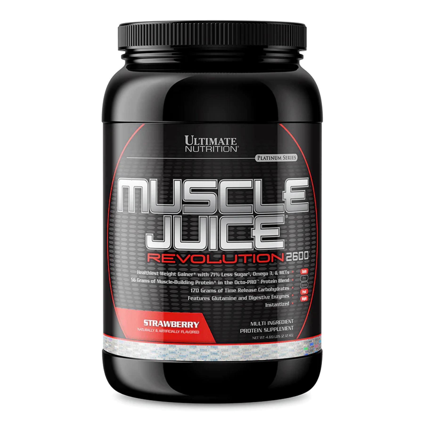 Гейнер Muscle Juice Revolution 2600 2120 г Strawberry (2022-10-0818)