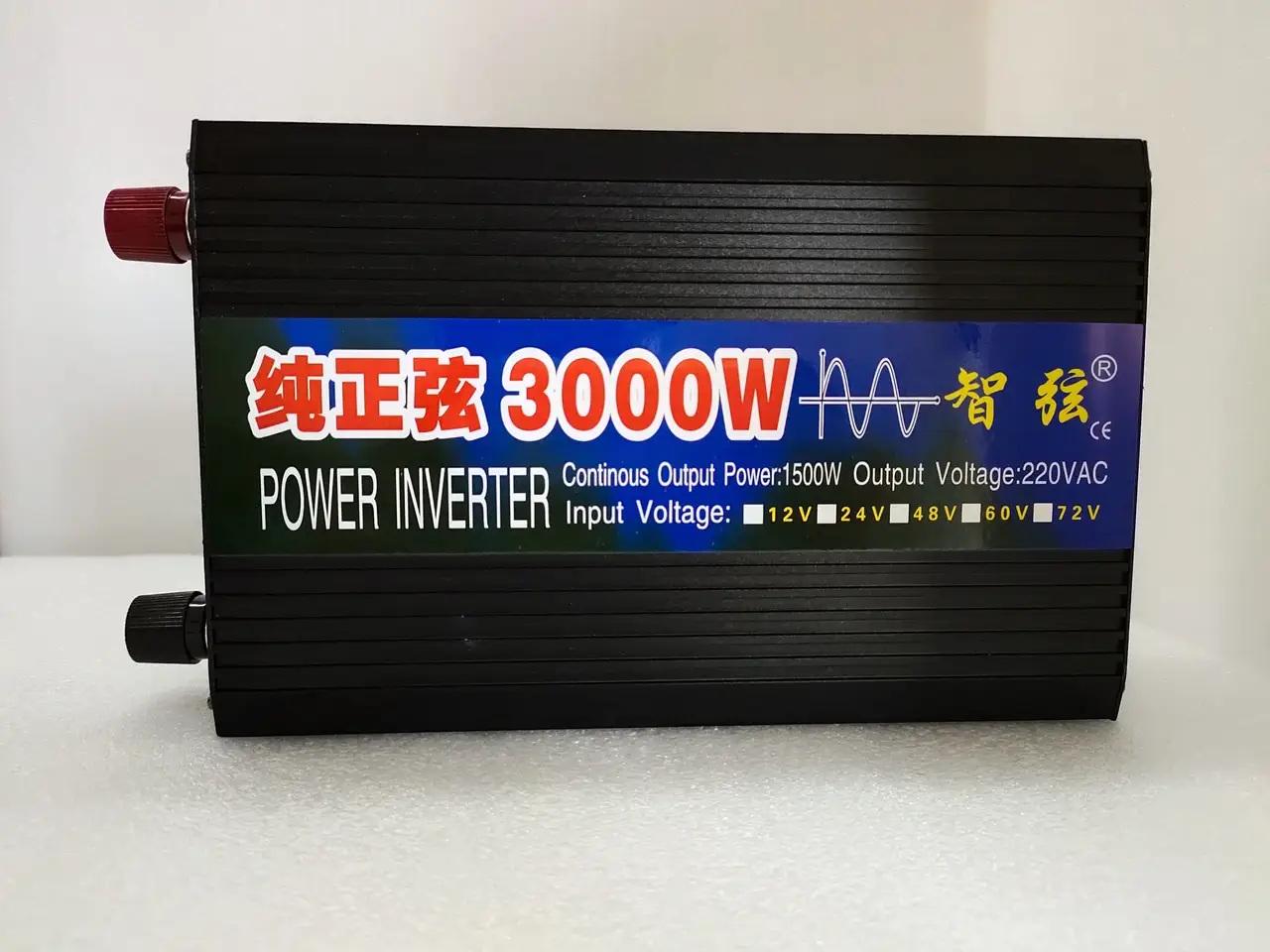 Преобразователь напряжения 12V-220 V Power Invertor 3000 w (1109) - фото 2 Преобразователь напряжения 12V-220 V Power Invertor 3000 w (1109) - фото 2