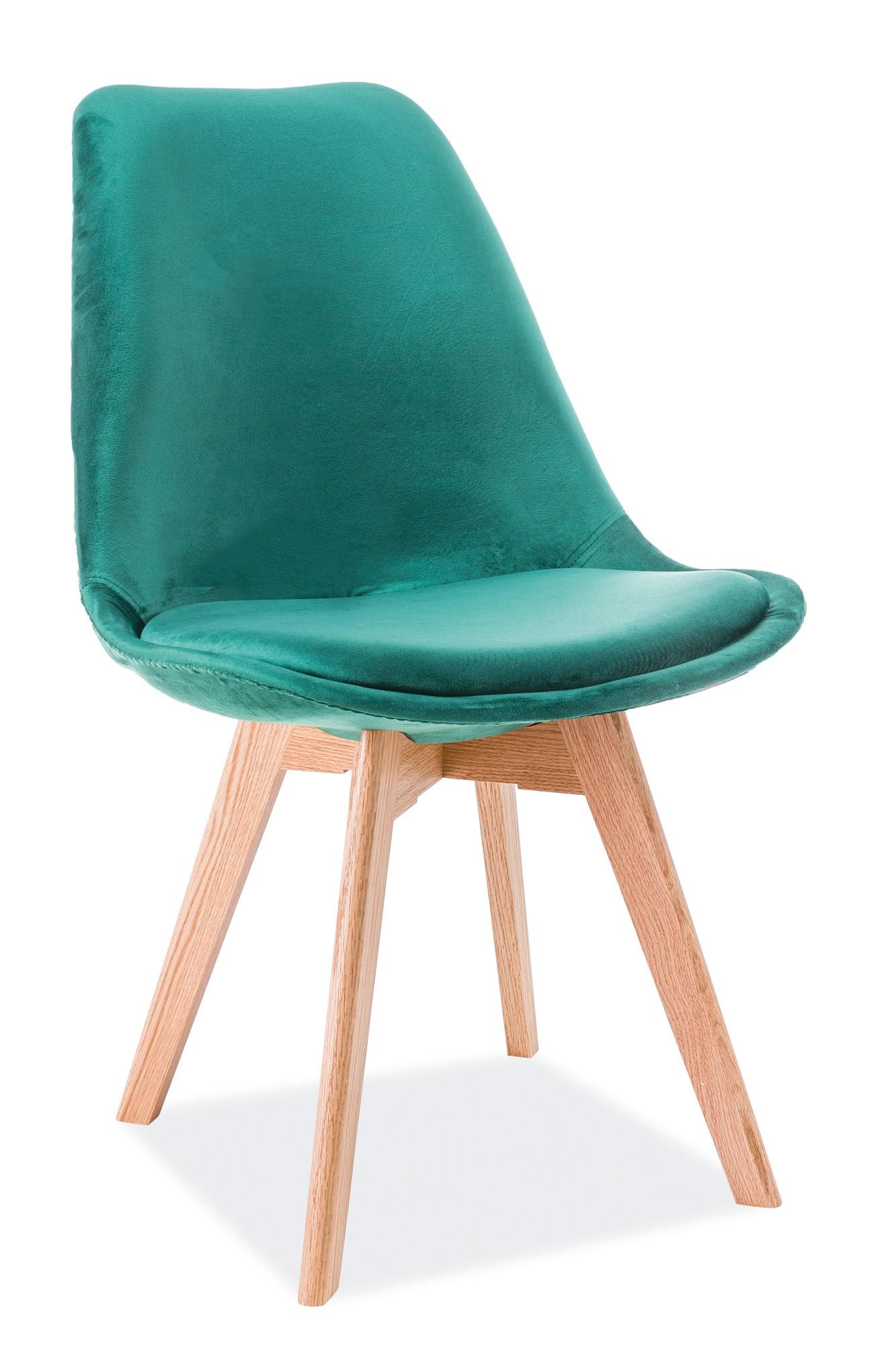 Стілець Dior Velvet Зелений/Дуб (DIORVDZ) Стілець Dior Velvet Зелений/Дуб (DIORVDZ)