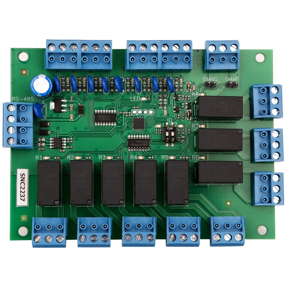 Релейний модуль для системи контролю доступу ліфта U-Prox RM RS485 8 входів/8 виходів Зелений (9368724b) - фото 3 Релейний модуль для системи контролю доступу ліфта U-Prox RM RS485 8 входів/8 виходів Зелений (9368724b) - фото 3