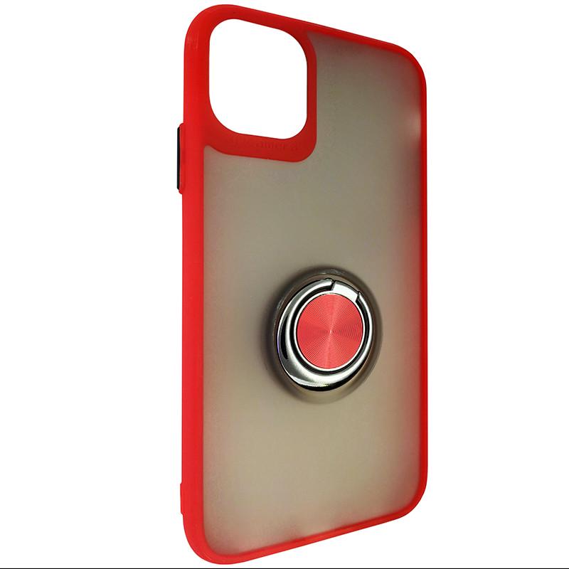 Чехол Totu Copy Ring Case iPhone 11 Red+Black (29caa1-482) Чехол Totu Copy Ring Case iPhone 11 Red+Black (29caa1-482)