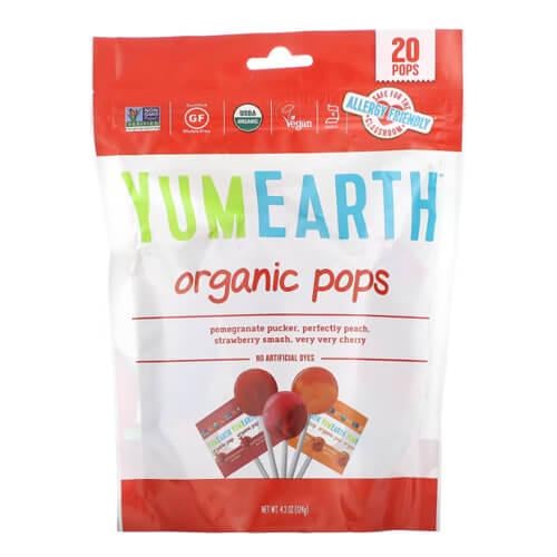 Сладости YumEarth Organic Pops 20 Pops 124 г (YUE-01626)
