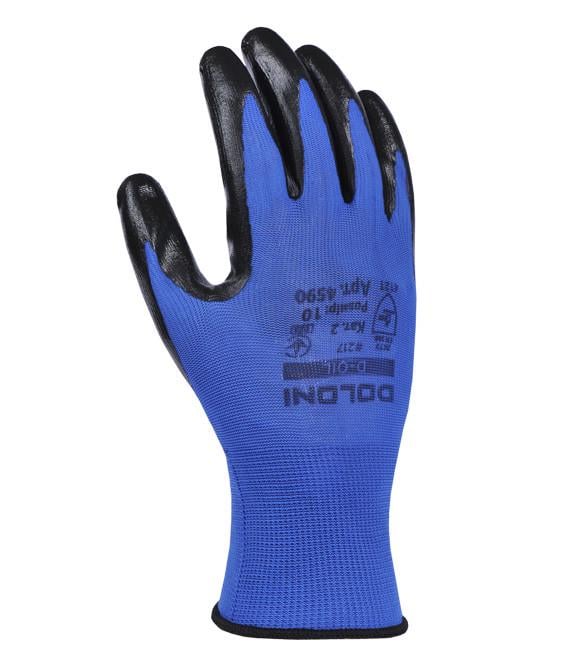 Рукавички Doloni D-Oil 4590 трикотажні з нітриловим покриттям р. 10 (000006180)