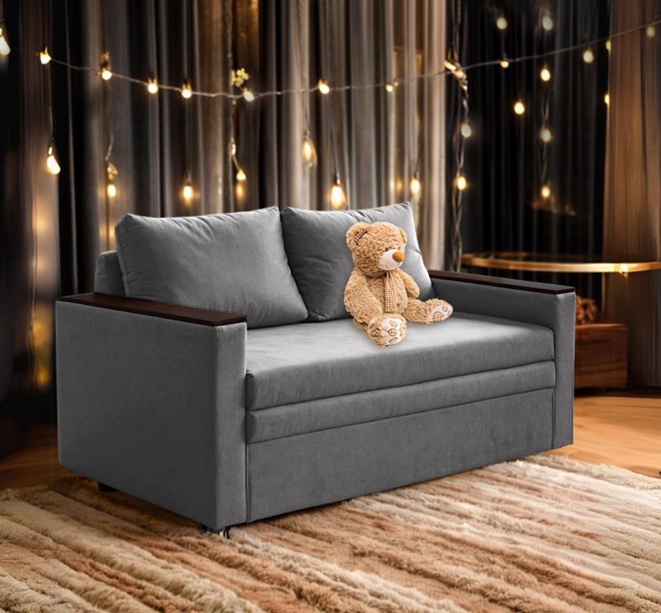 Диван-трансформер Tobi Sho Kubus-120 мягкий для гостиной велюр 1600х800х1000 мм Светло-серый - фото 4 Диван-трансформер Tobi Sho Kubus-120 мягкий для гостиной велюр 1600х800х1000 мм Светло-серый - фото 4