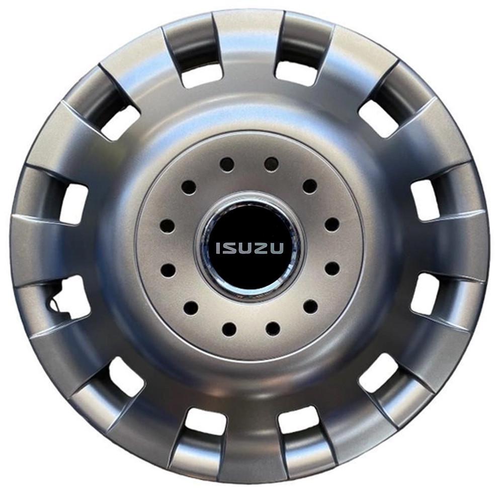 Колпаки SJS 414 с логотипом Isuzu R16 4 шт. Серебристый (2789080289)