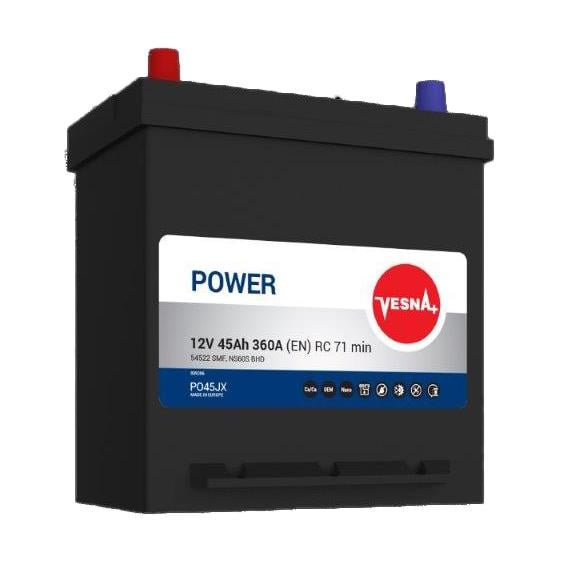 Акумулятор Vesna Japan min 45 Ah/12V 1 плюс зліва