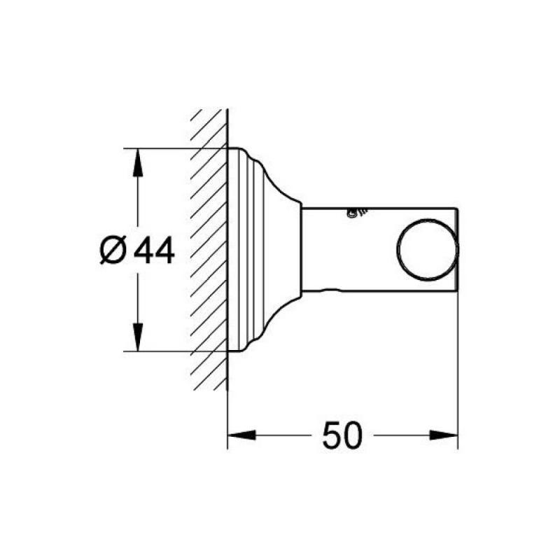 Крючок Grohe Essentials Authentic 40656001 - фото 2